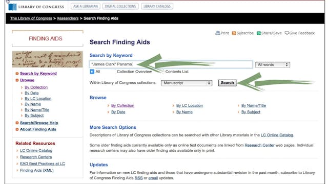 Using Finding Aids