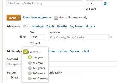 How To Filter Birth Years Effectively