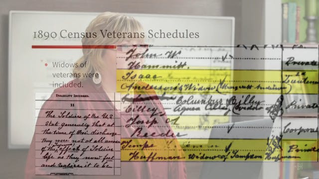 1890 U.S. Census Veterans Schedule