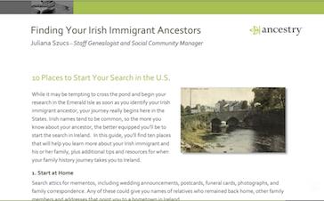 Do You Have Irish Ancestry?