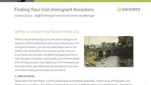 Do You Have Irish Ancestry?