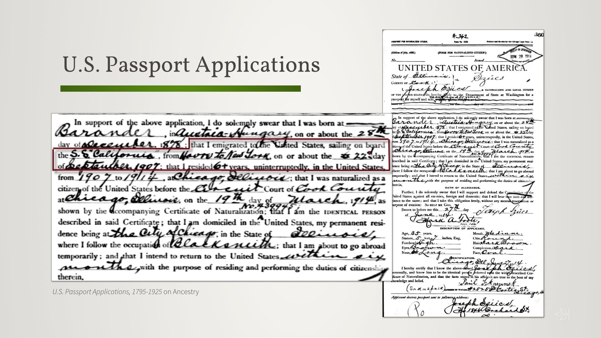 Immigration/Emigration Collections