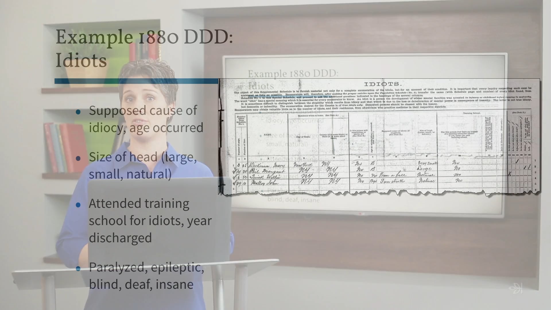 Defective, Dependent, and Delinquent Classes Schedules