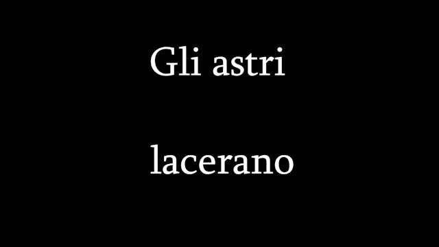 Gli astri lacerano