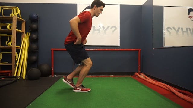 1 Foot Squat Skater Hold - Intermediate