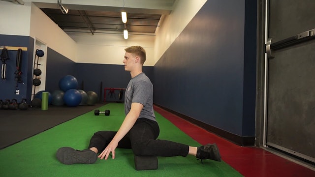 90:90 Internal Rotation with Block - Foundational