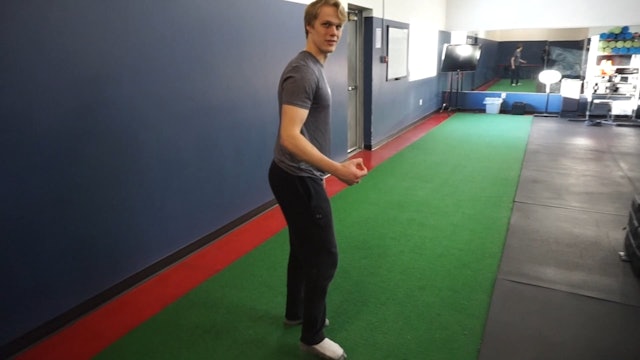 Lacrosse Ball With Foot Release Focus - Foundational