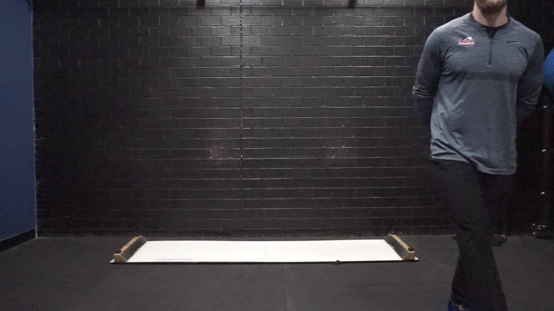 Slideboard - Hands Behind Back + Long Strides