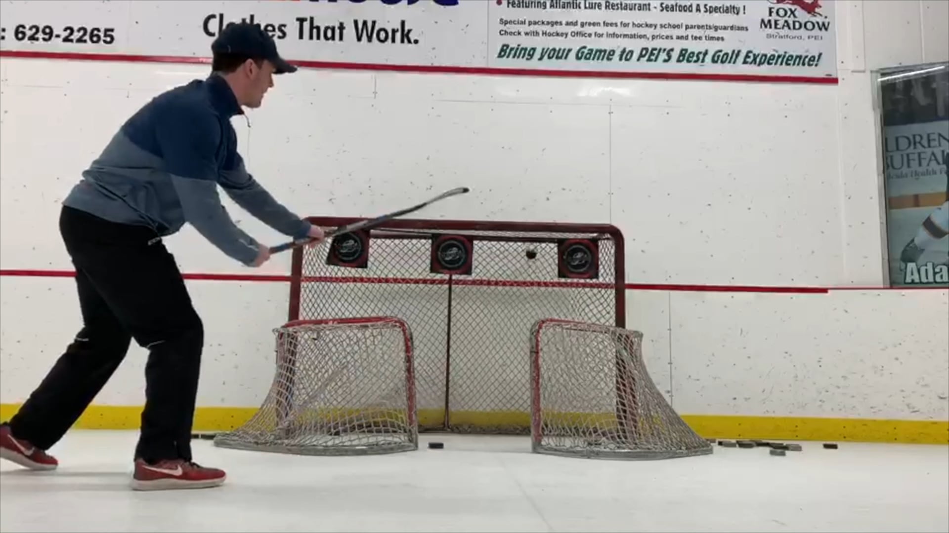 Net Front Pull Across - Sniper