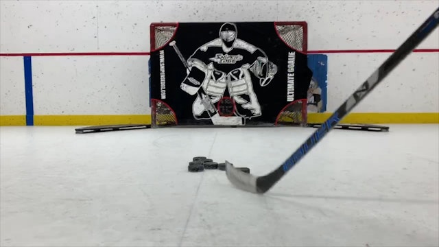 Net Front Pass + Top of the Crease Shot - Sniper