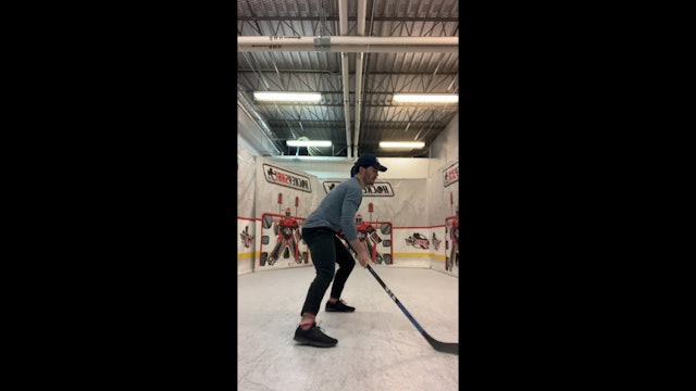 Lateral Walk with Puck Control 