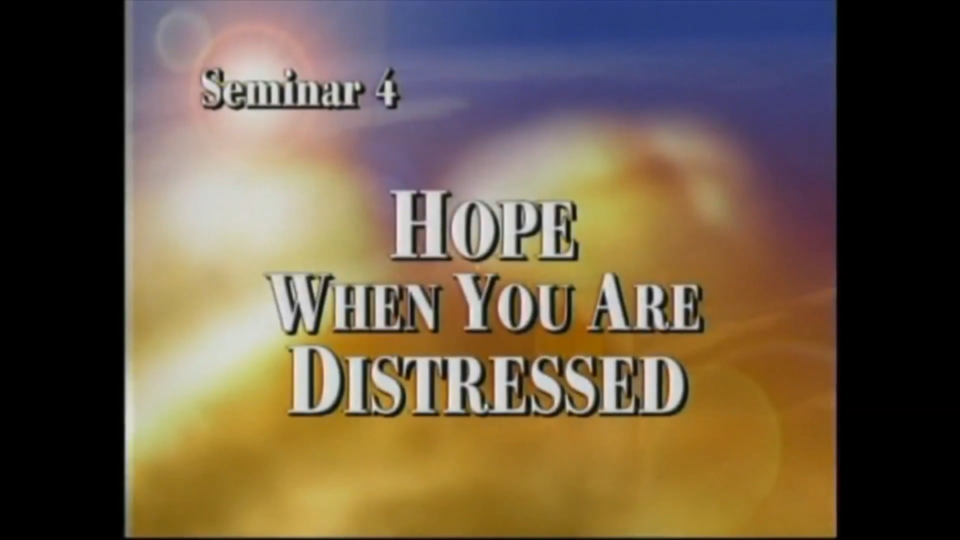 CAPTIONED: The Vision of His Glory - Seminar 4 | Anne Graham Lotz