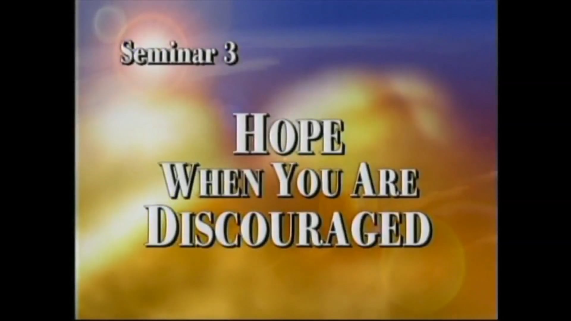 CAPTIONED: The Vision of His Glory - Seminar 3 | Anne Graham Lotz