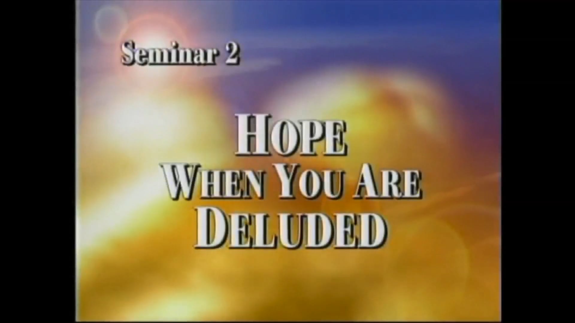 CAPTIONED: The Vision of His Glory - Seminar 2 | Anne Graham Lotz