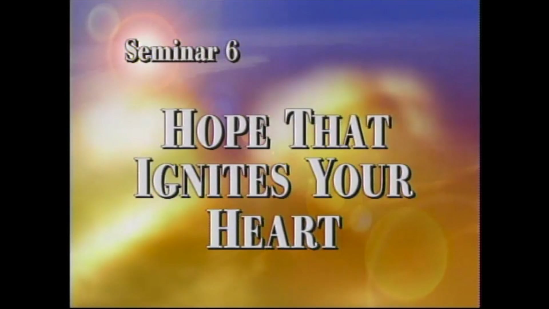 CAPTIONED: The Vision of His Glory - Seminar 6 | Anne Graham Lotz