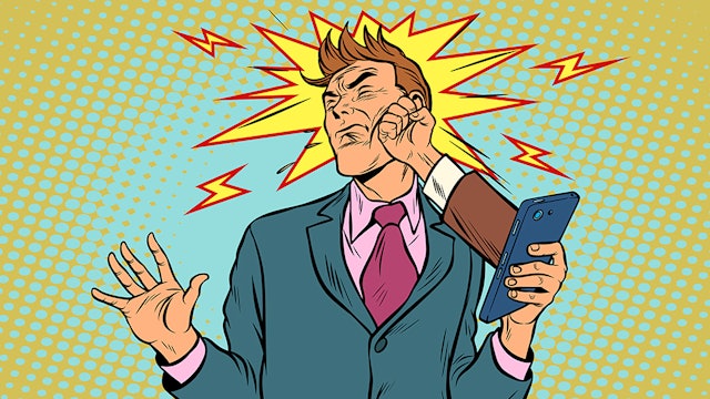 Four furious friends fought furiously for the phone