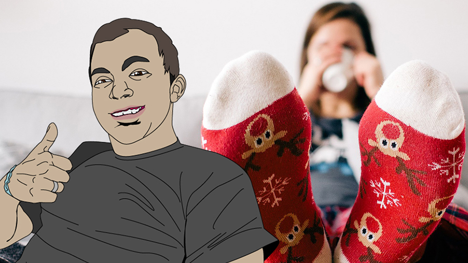 Seth at Sainsburys sells thick socks