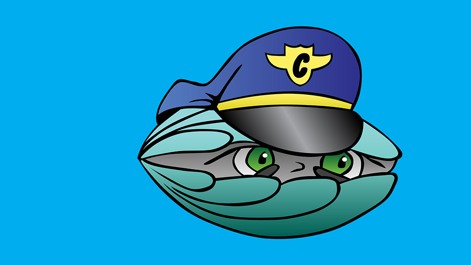 How can a clam cram in a clean cream can?