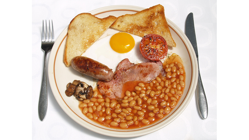 Having a fry-up