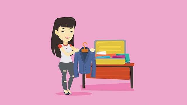 Betty loves the velvet vest best