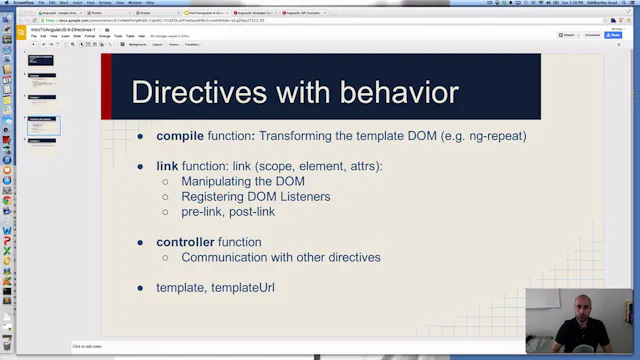 Directives Part II