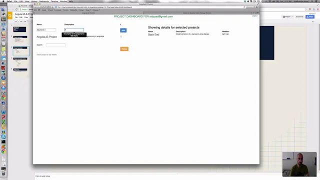 AngularJS Final Project Description