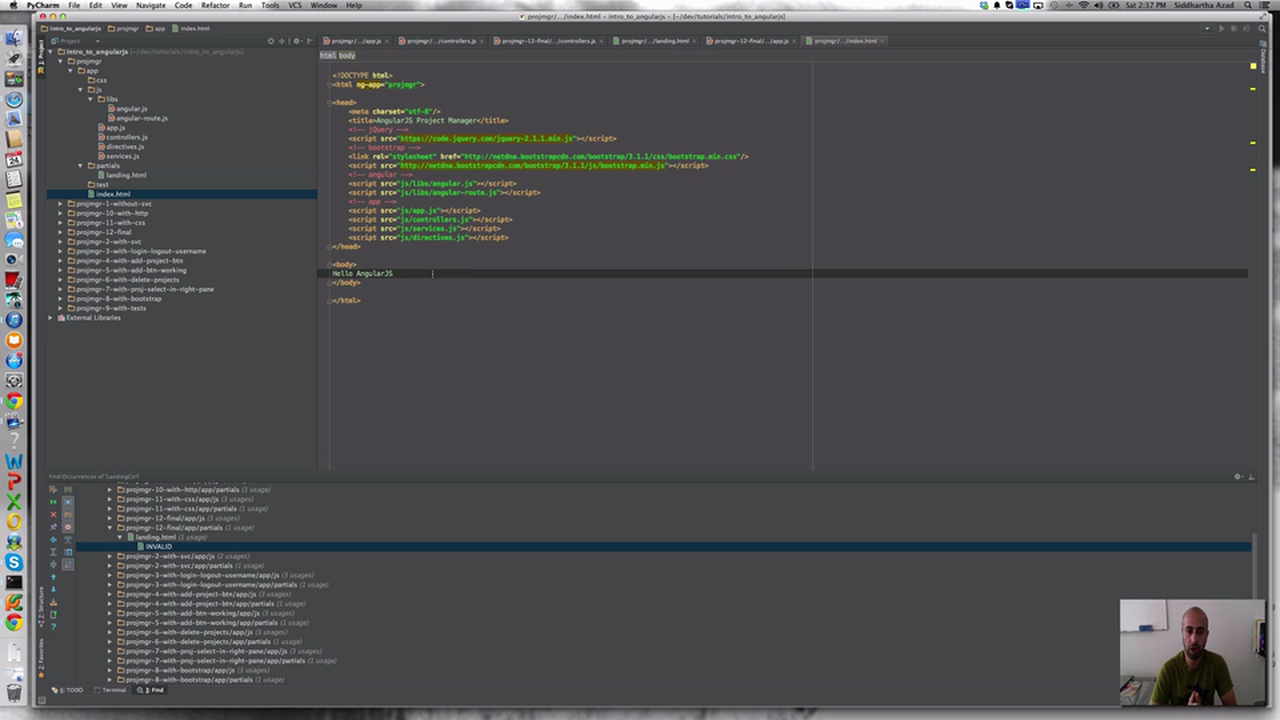 Project Setup II - ng-view