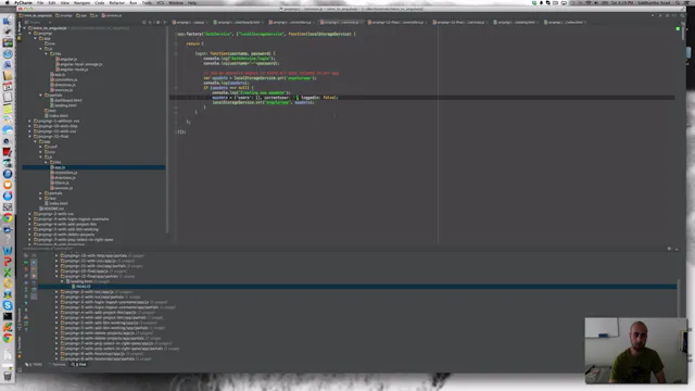 AngularJS Services and LocalStorage