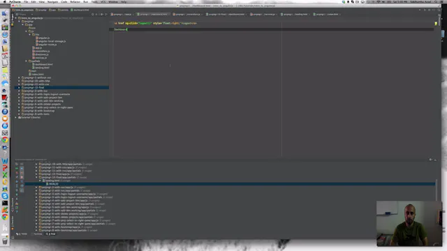 Building the Dashboard - ng-include