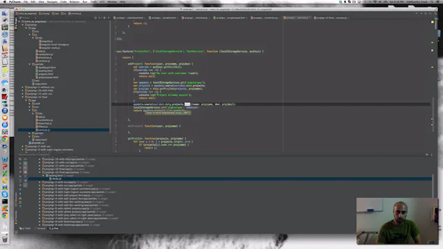 Projects Pane Directive (Adding New Projects)