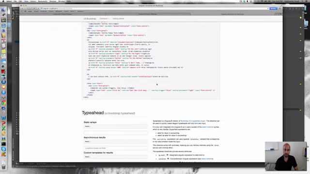 Angular UI Bootstrap Library