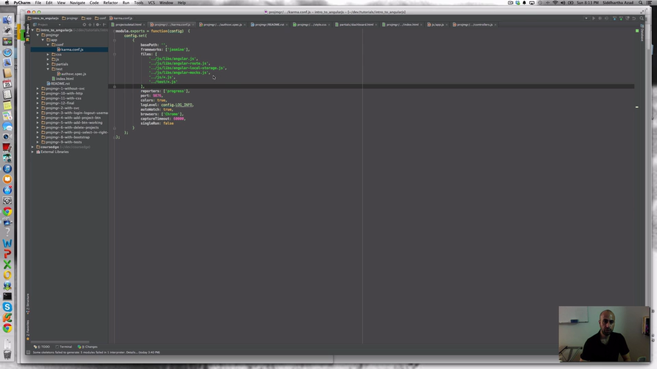 AngularJS Unit Testing using Karma and Jasmine