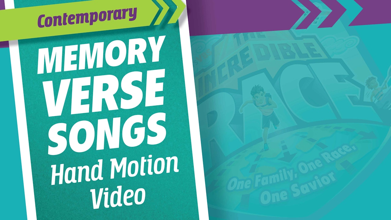The Incredible Race Contemporary Memory Verse Songs