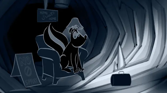 Gambá na Caverna