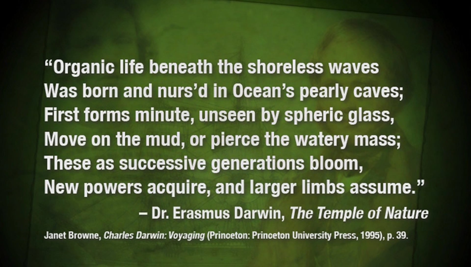 The Evolution of Darwin: His Life