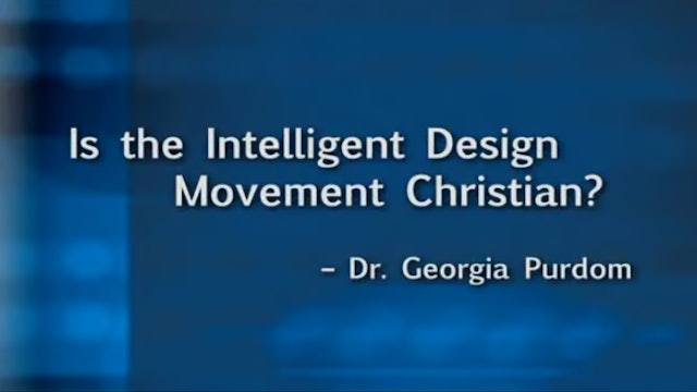 Is the Intelligent Design Movement Christian?