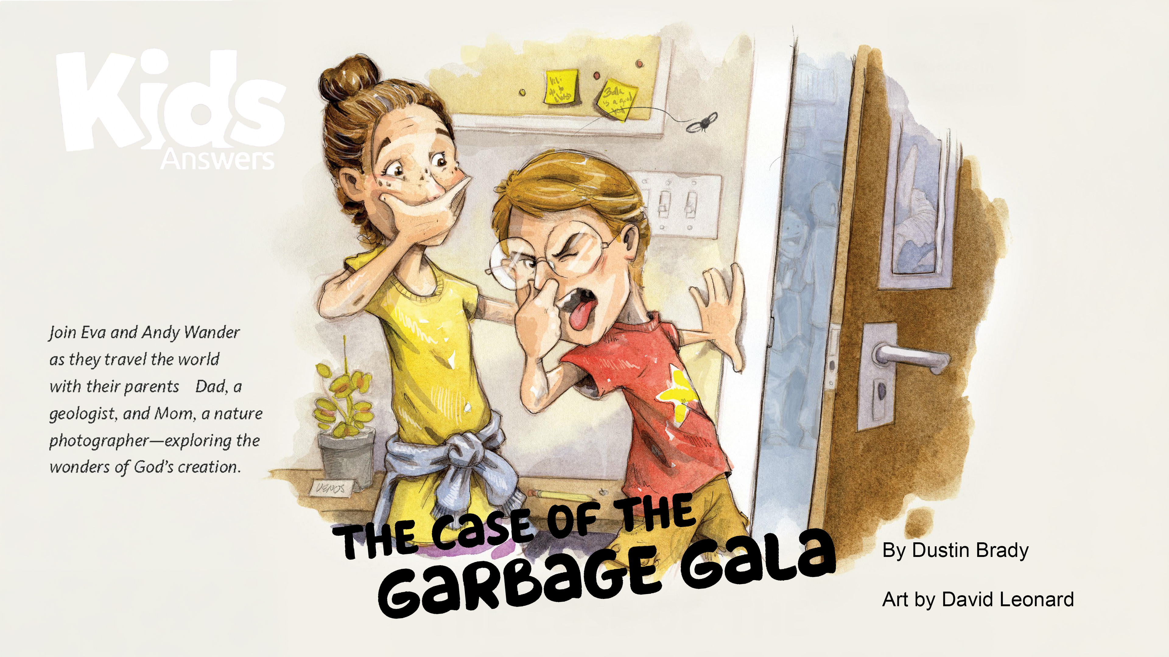 Wanders in Creation: The Case of the Garbage Gala (Kids Answers Audio Article)