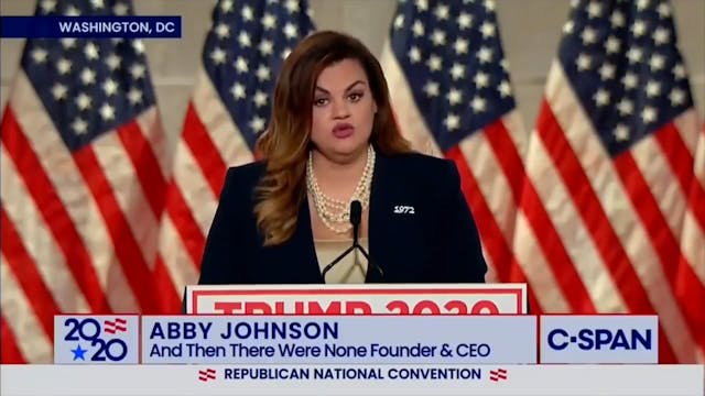 Abby Johnson Speaks on Abortion at RNC