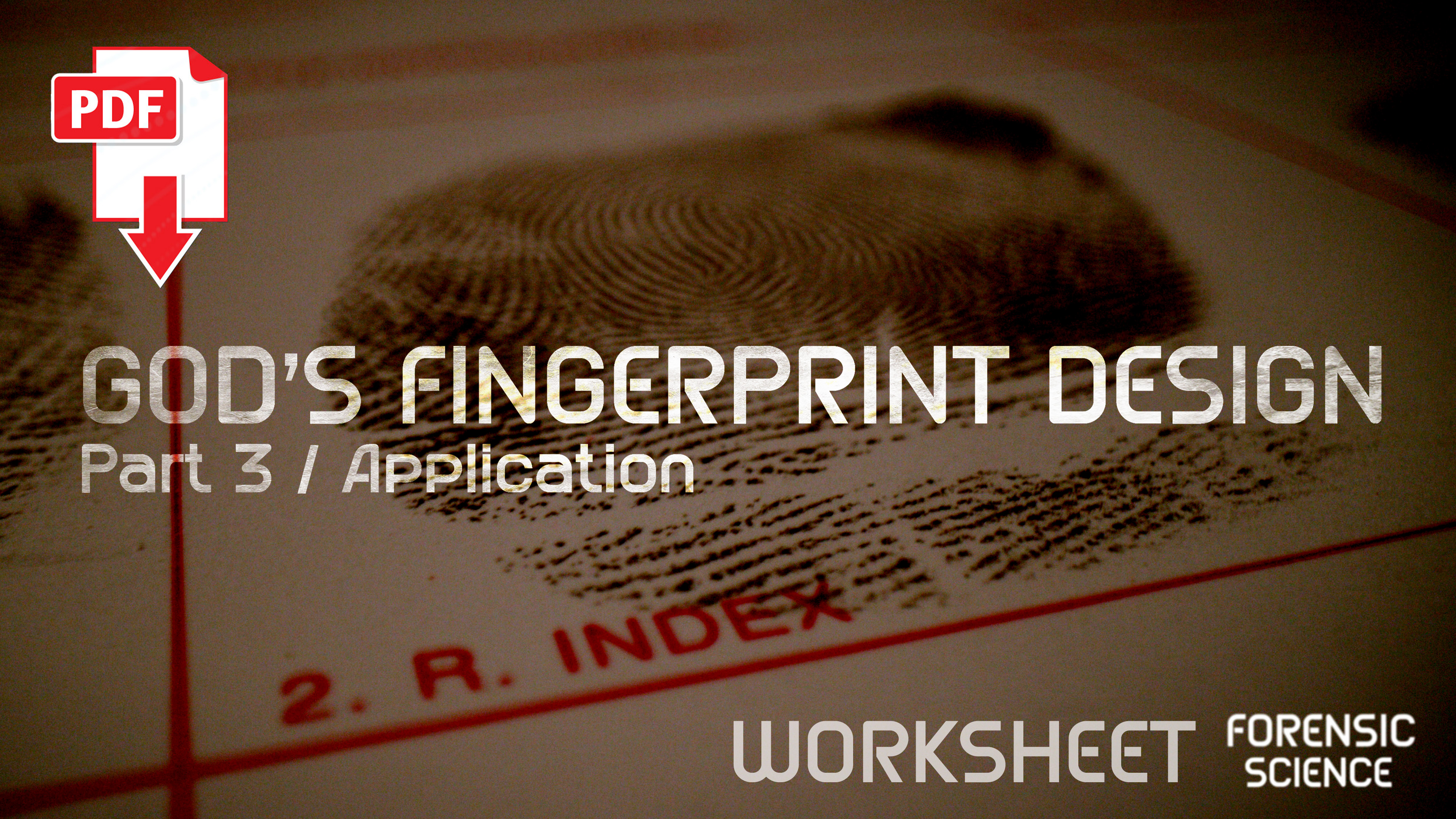 S1E3 Worksheet Gods Fingerprint Design Part 3