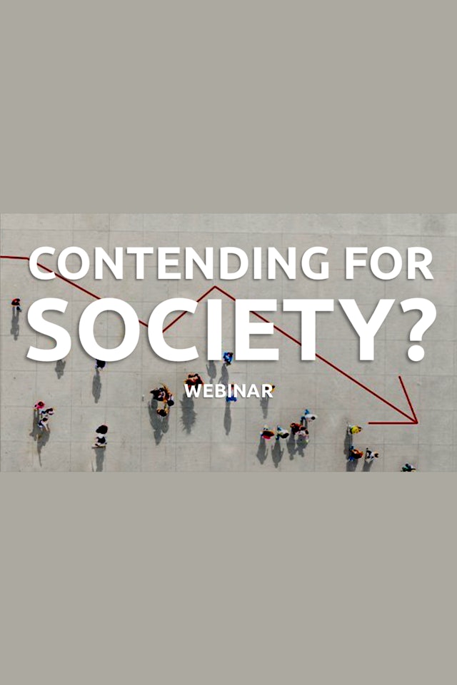Contending for Society Webinar