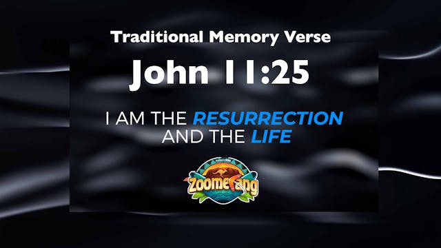 John 11:25 Scripture (Traditional Mem...