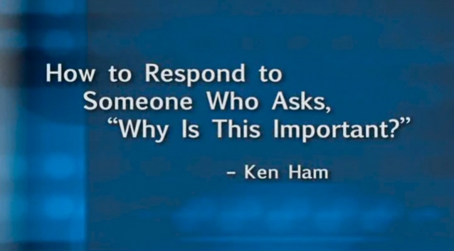 How To Respond to Someone Who Asks, Why Is This Important?‚