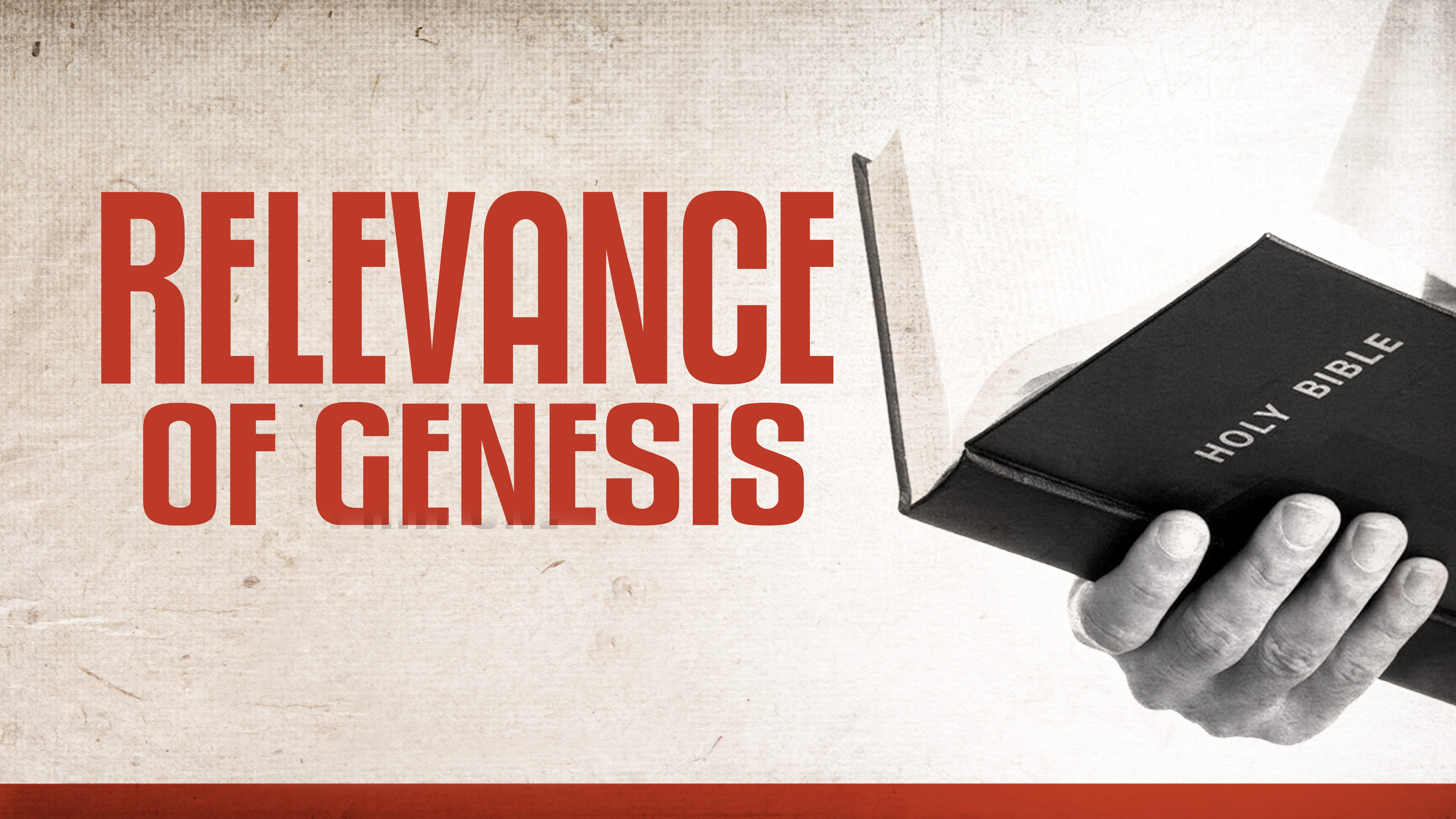 Relevance of Genesis (2011)