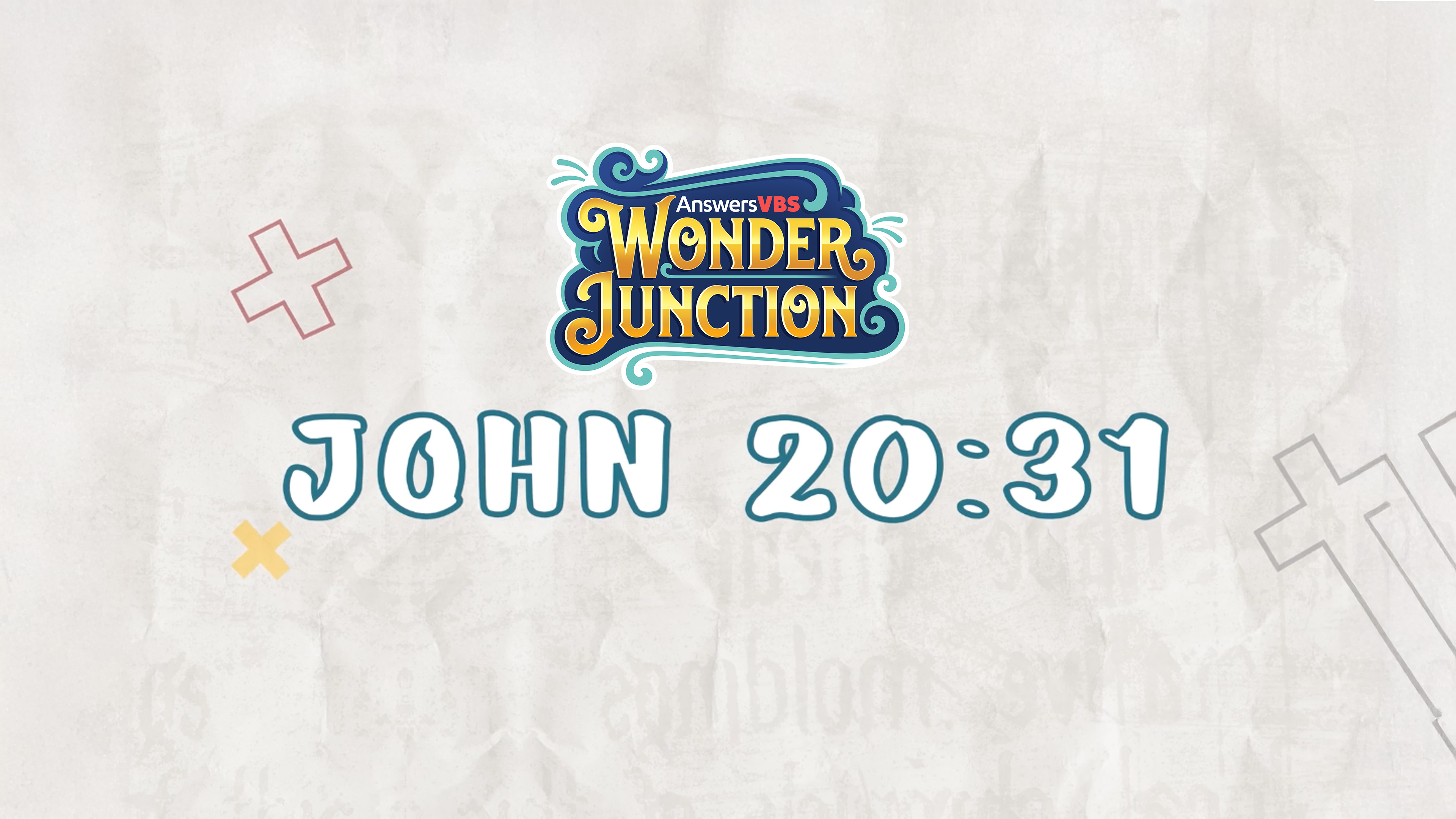 KJV John 20:31 (Memory Verse - Lyrics)