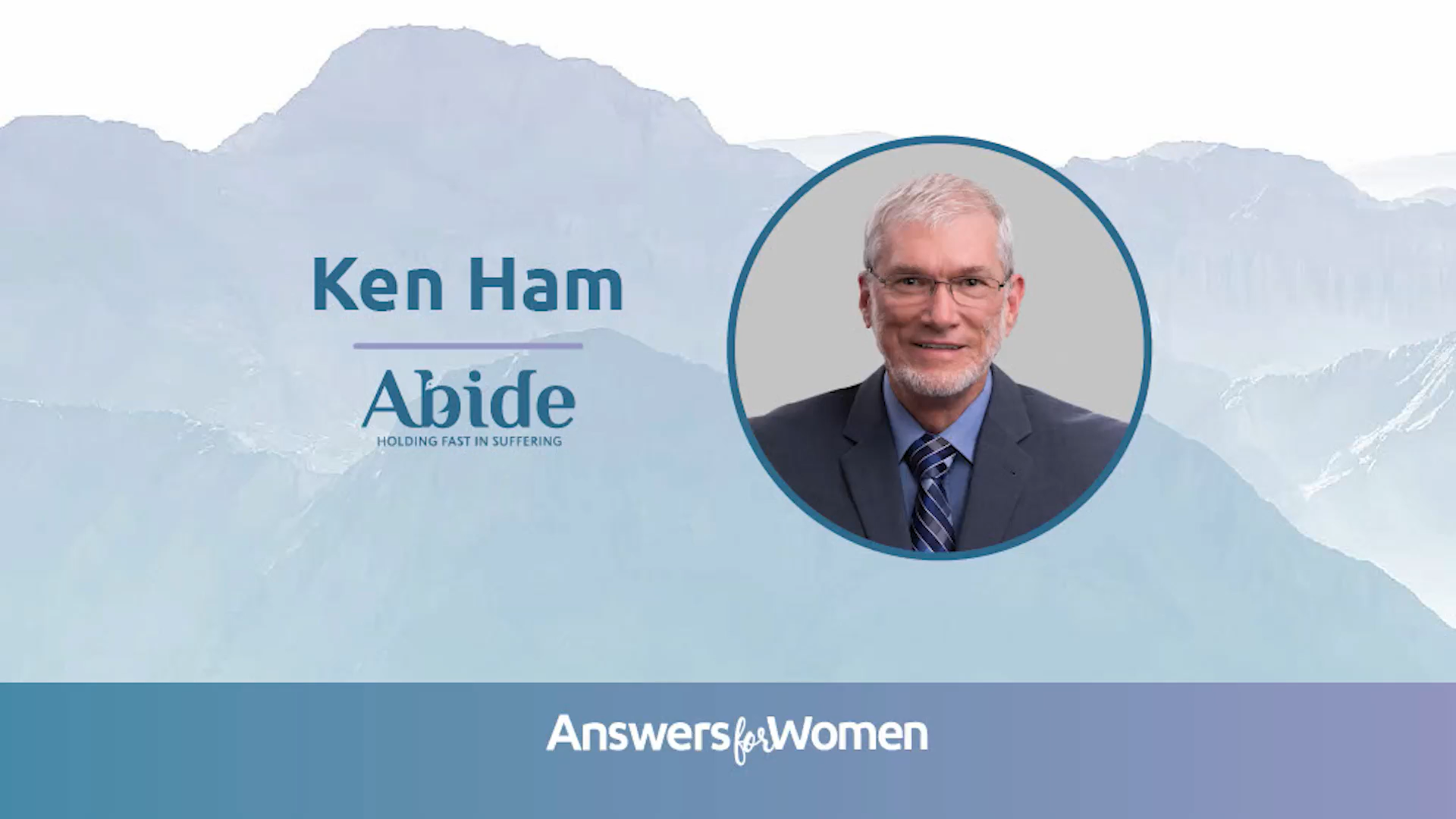 Ken Ham: Death, Suffering, and a Loving God?