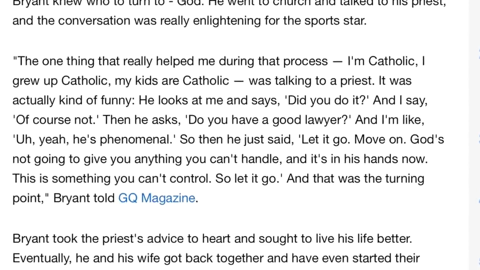 Kobe Bryant Dead - Did He Know the Lord?