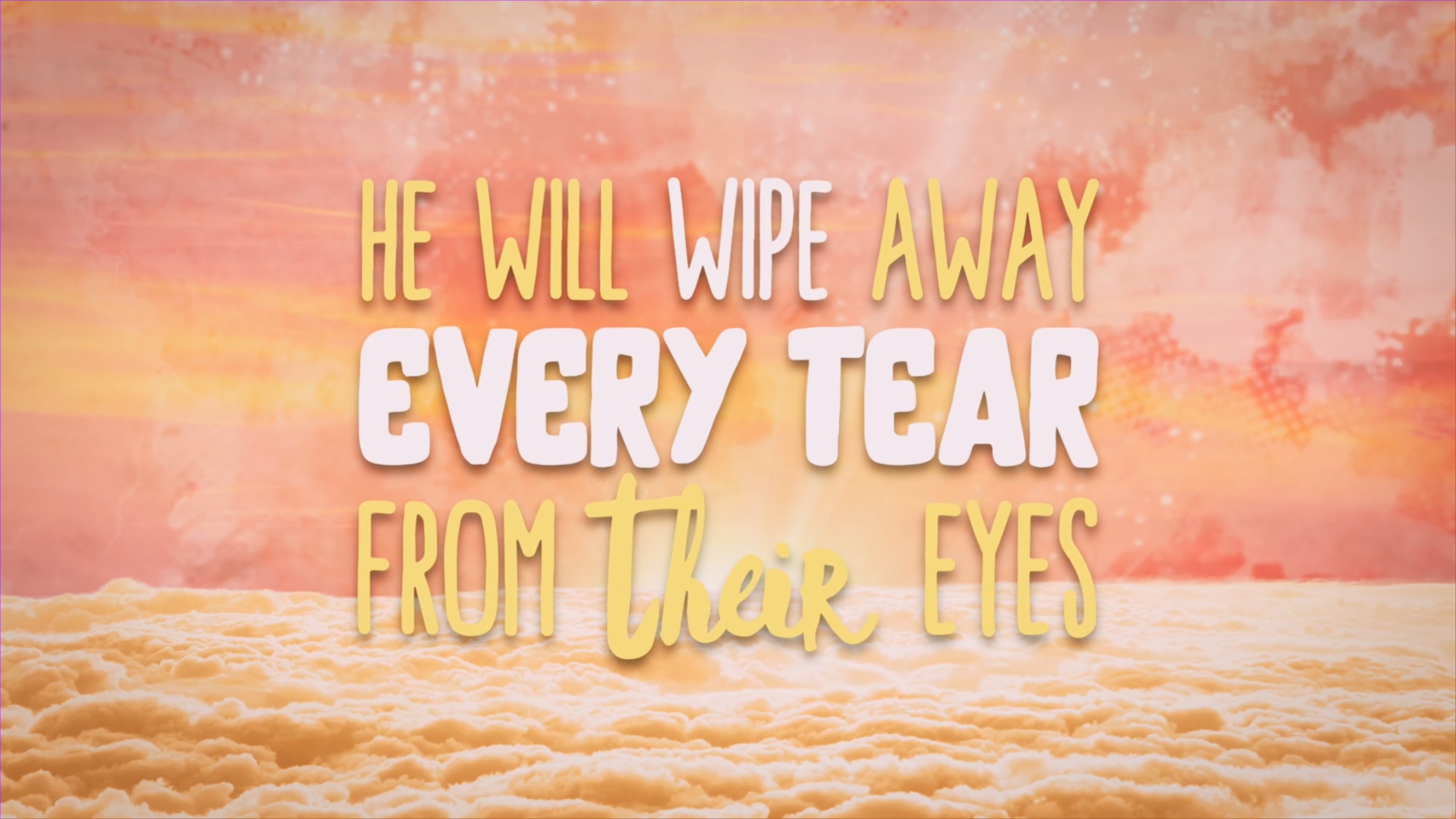Every Tear Hand Motions  (Revelation 21:3-4)