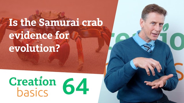 S1E64 Is the Samurai crab evidence for evolution?