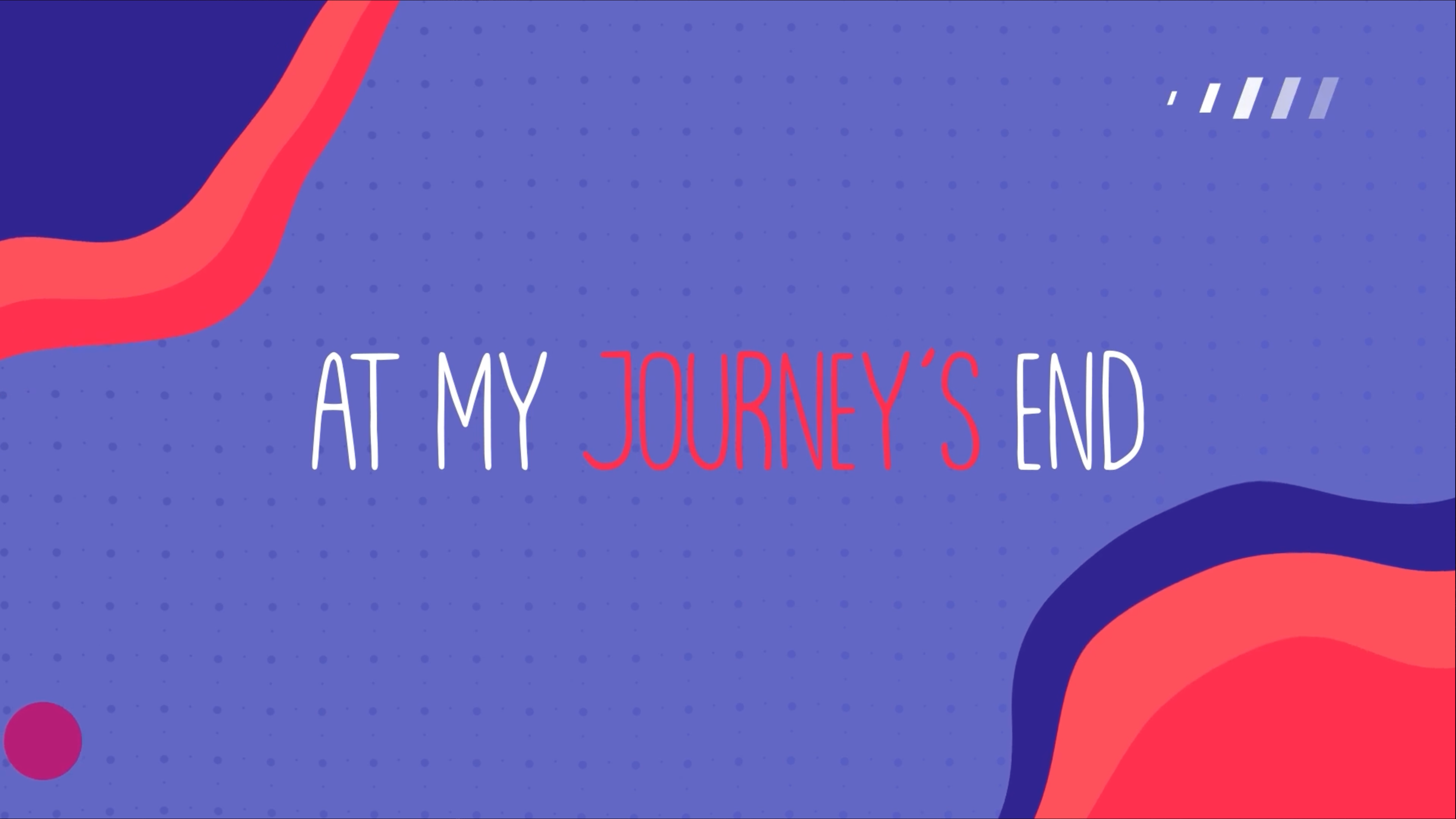 At My Journey's End Hand Motions