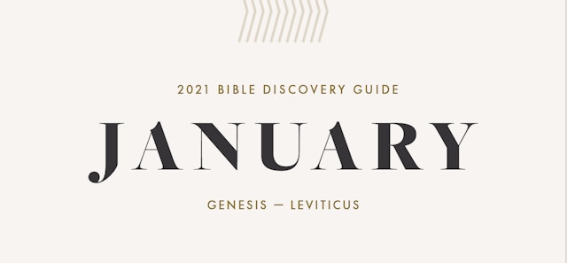 January, 2021 Bible Discovery Guide: Genesis - Leviticus